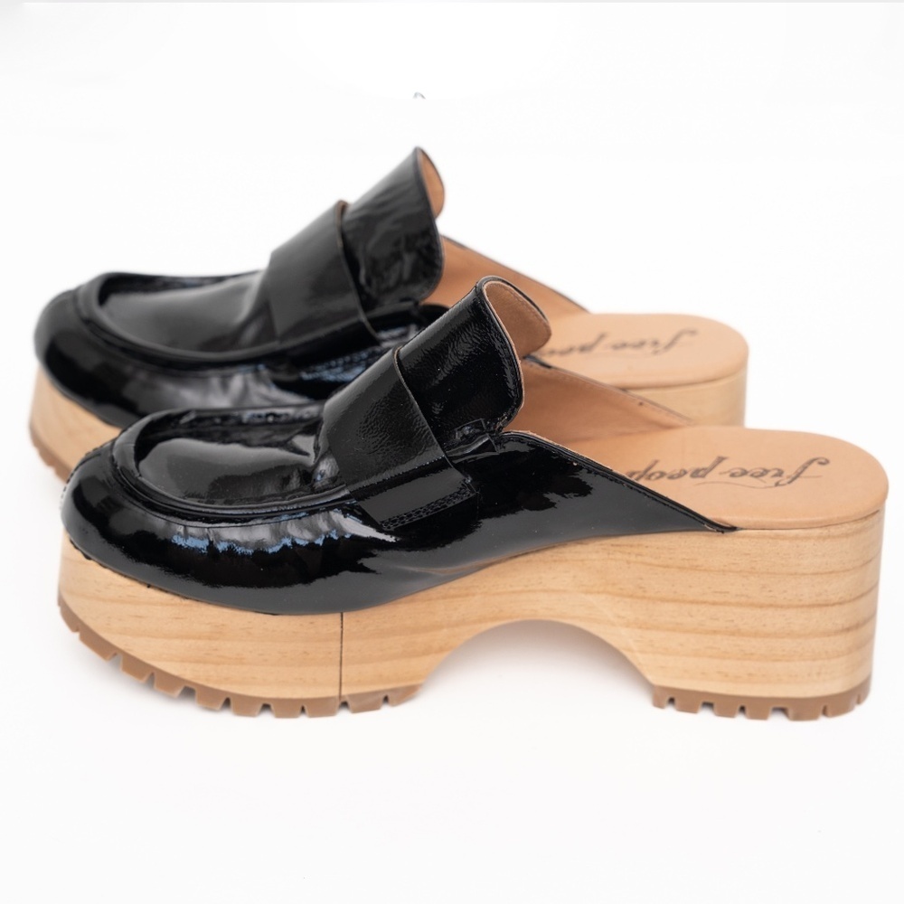 Free People | New! Corbin Loafer Clog Black Size 9‎ - Picture 11 of 13